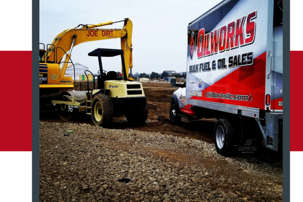 Gahanna 2 fuel truck on site