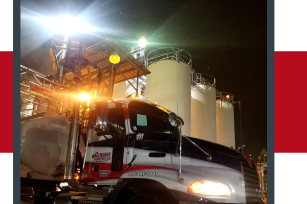 Grove city 3 fuel truck at night