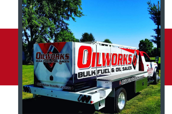 Canal Winchester Bulk Fuel and Oil Distribution Company 2 Oilworks truck delivering fuel or lubricants