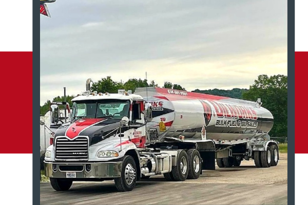 Canal Winchester Bulk Fuel and Oil Distribution Company 4 Oilworks truck delivering fuel or lubricants