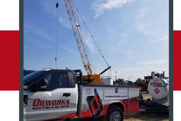 Groveport Bulk Fuel and Oil Distribution Company 4 Oilworks truck delivering fuel or lubricants