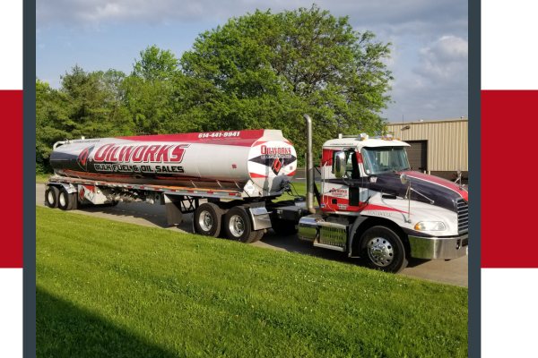 Lithopolis Bulk Fuel and Oil Distribution Company 1 Oilworks truck delivering fuel or lubricants