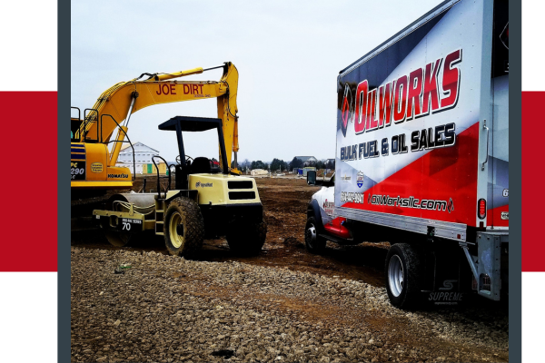 Lithopolis Bulk Fuel and Oil Distribution Company 4 Oilworks truck delivering fuel or lubricants