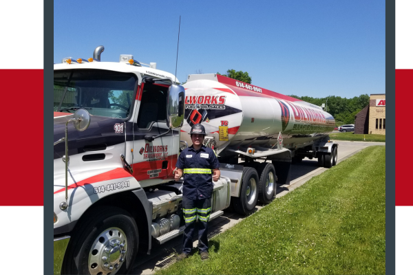 Commercial Point Bulk Fuel and Oil Distribution Company 2 oilworks worker