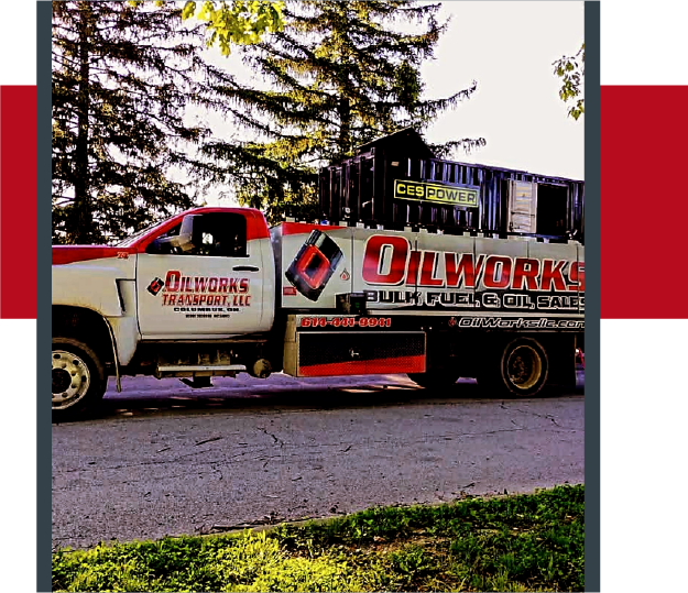 Oilworks Truck on Road