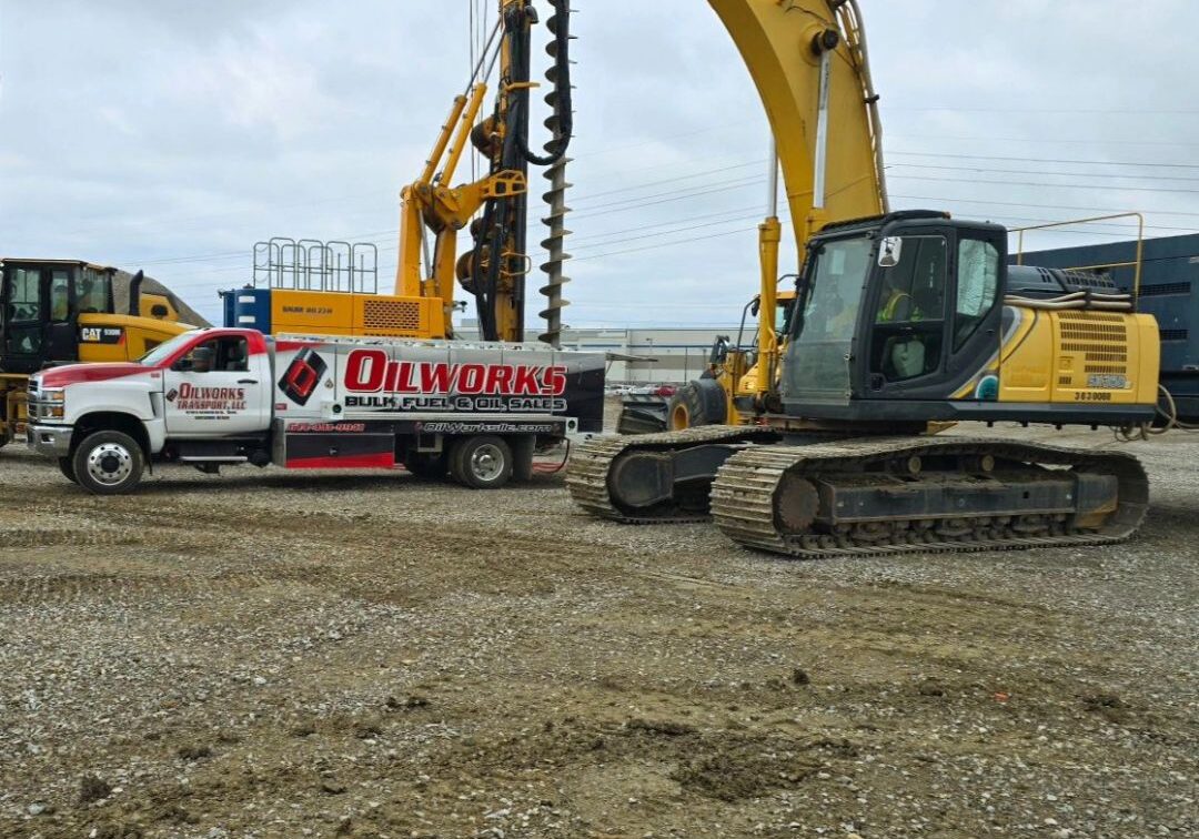 How Quickly Can You Refuel Vehicles On-Site 1 backhoe by tanker