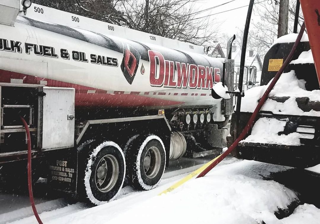 What Safety Measures Are in Place During Fuel Delivery 4 oilworks tank fueling in snow